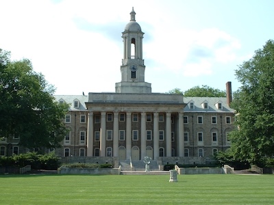 Old Main in summer